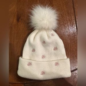 Pink and Cream Animal Crossing Winter Hat - Adult